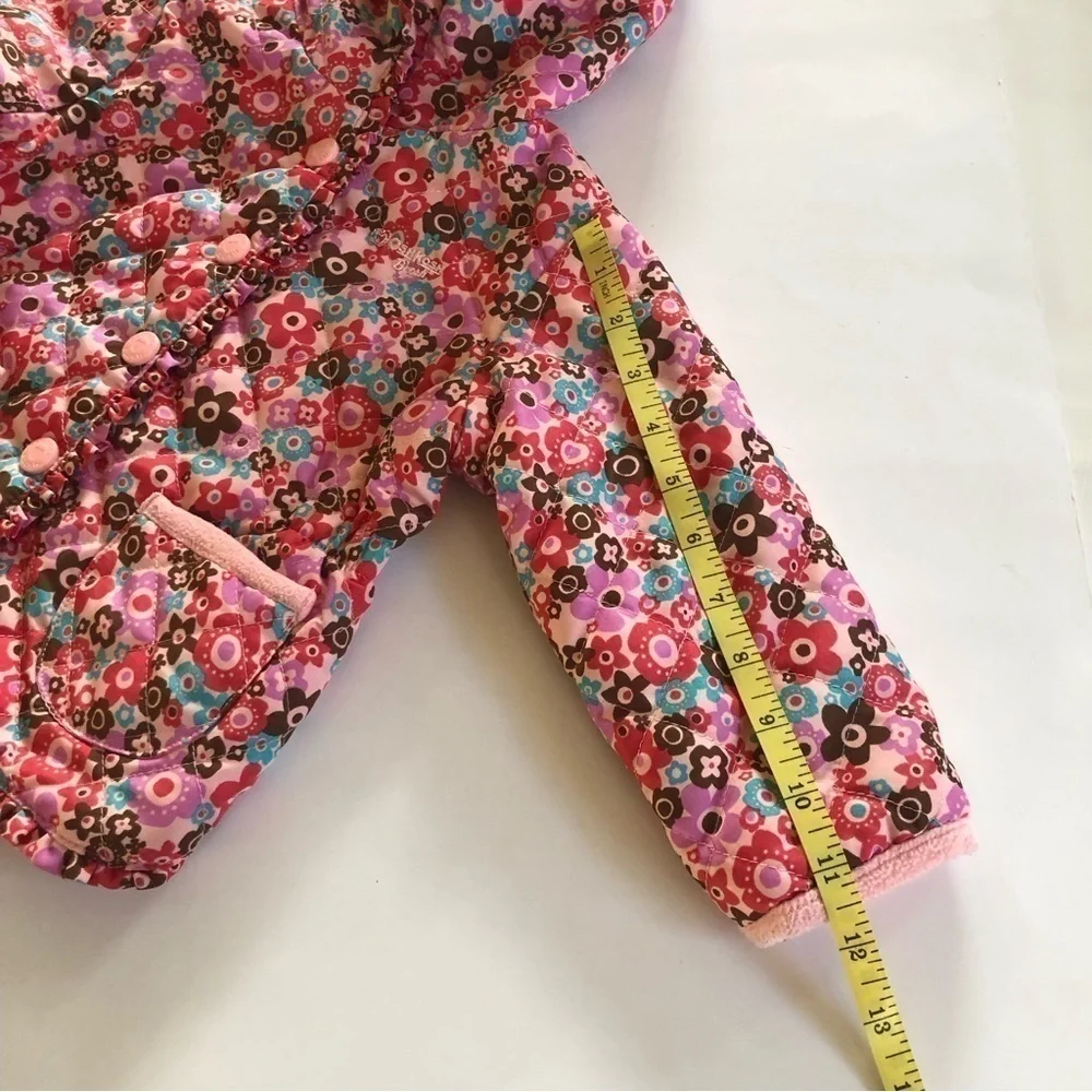Oshkosh B’gosh Baby Girl Floral Ruffles Hooded Jacket Size 18M